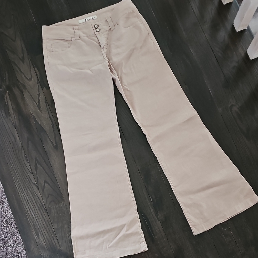 Level 99 Blush Linen/ Cotton Pants